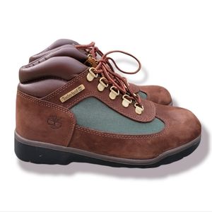 Timberland Beef and Broccoli Classic Boys Field Boots Size 5